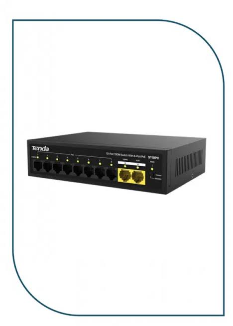 TENDA 10 PORT POE SWITCH 